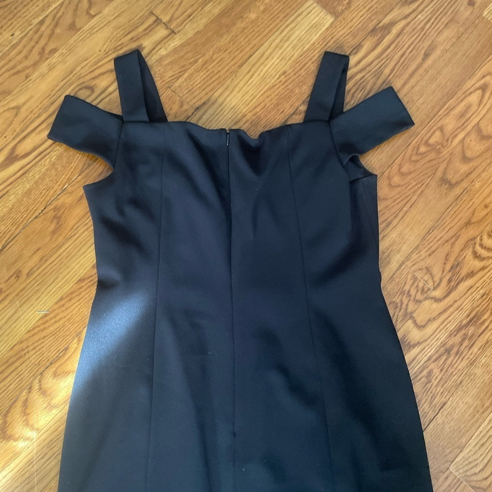 Eliza J Black V- Neck Dress Size 14