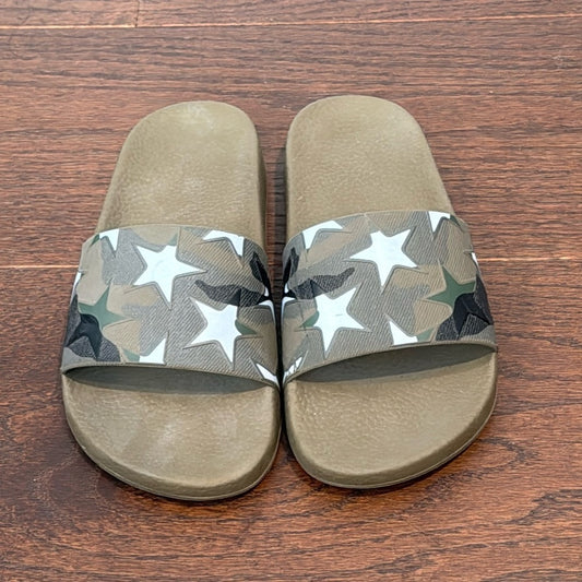 Valentino Women’s Green Camo Pool Slides Size 36/6