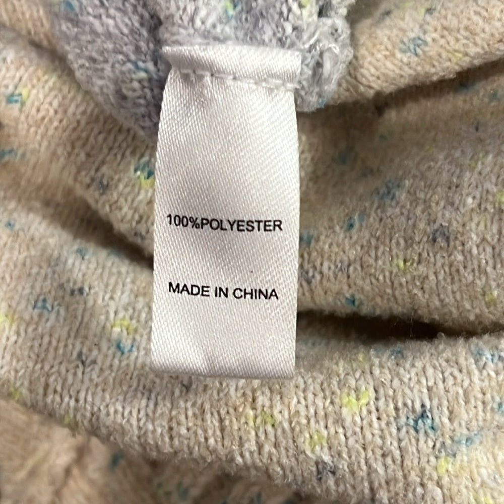Central Park West Woman’s Gray & Cream Sweater Size Small