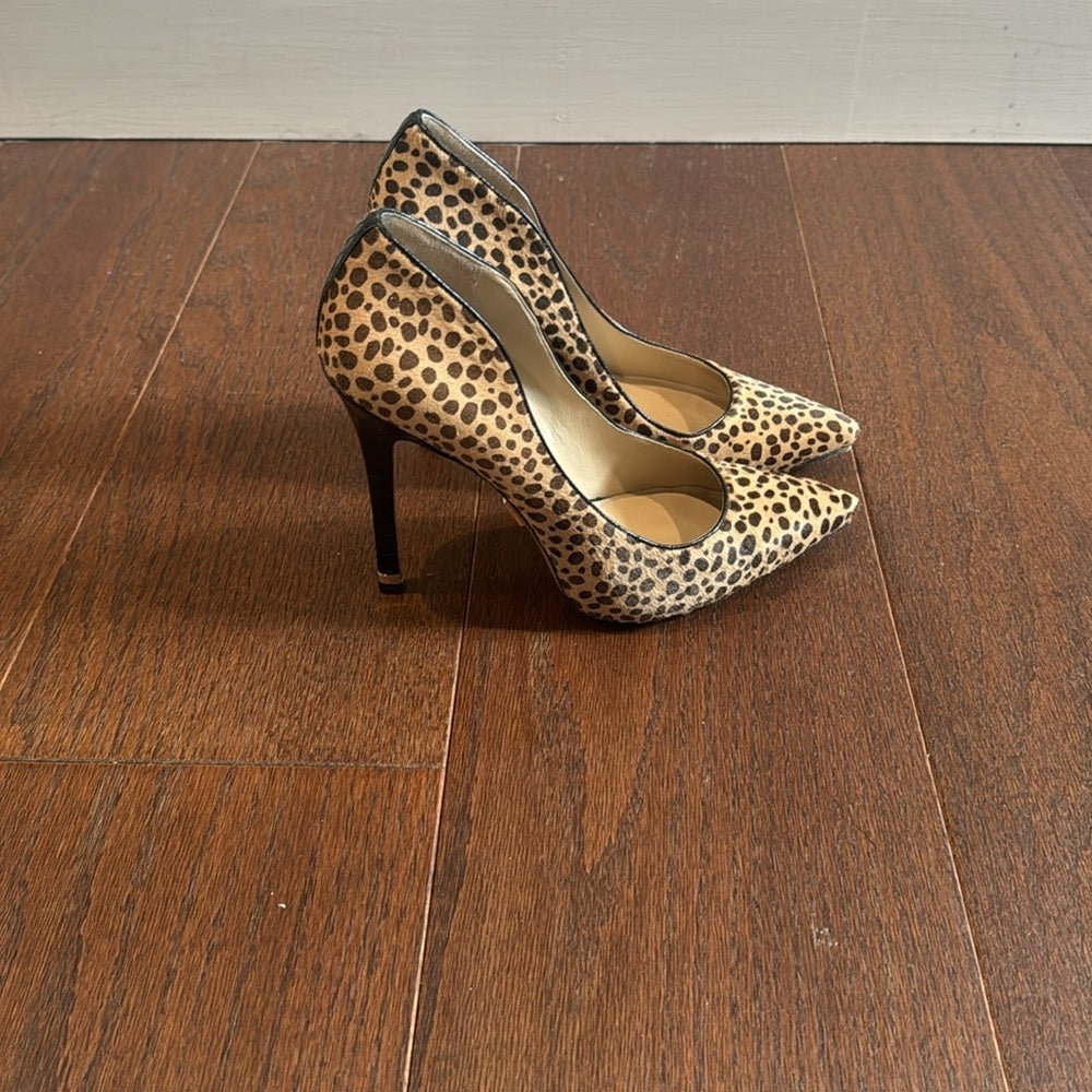 Michael Kors Animal Print Brown/Black Heels Size 40/10