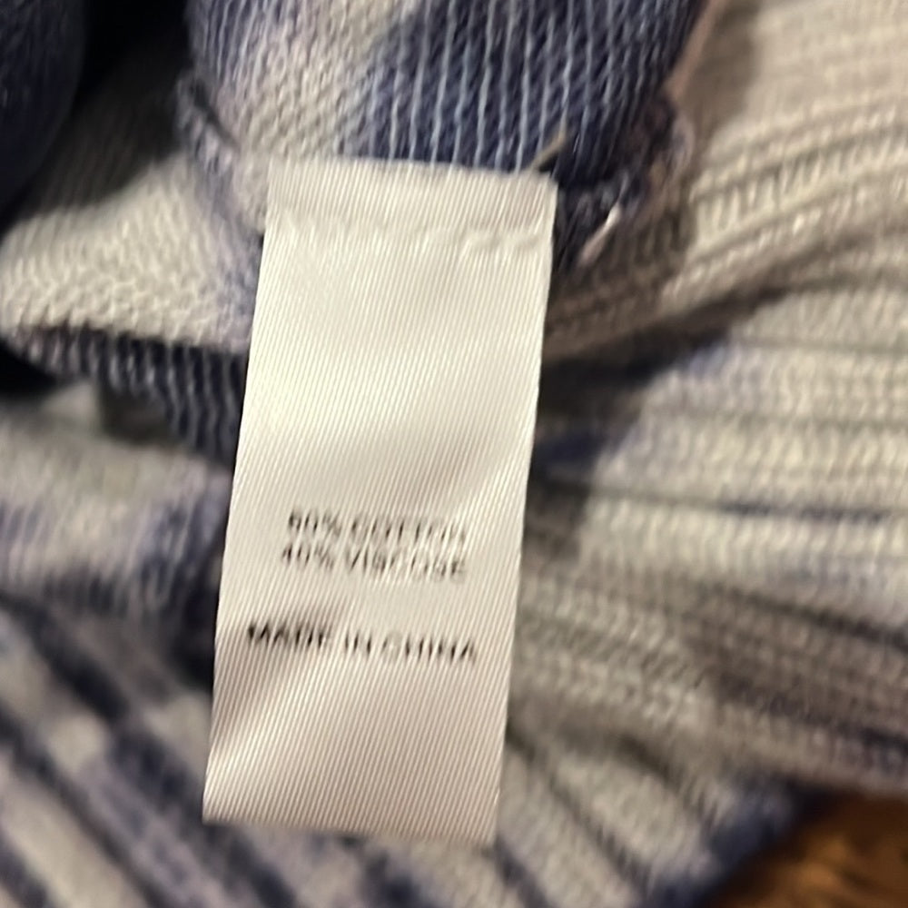 Central Park West Women’s Sweater Grey Blue and Purple Size Small