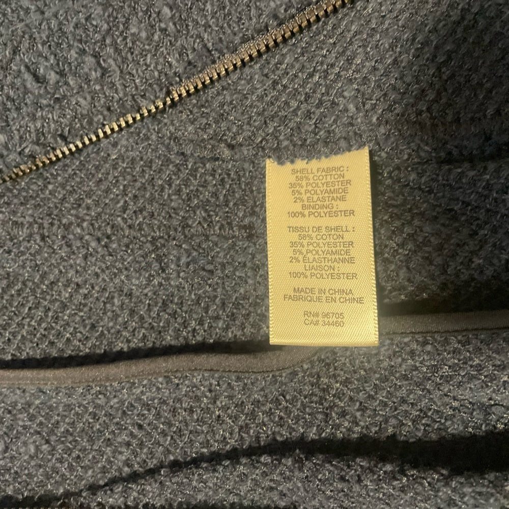 Rebecca Taylor Navy Zip Up Jacket Size 4