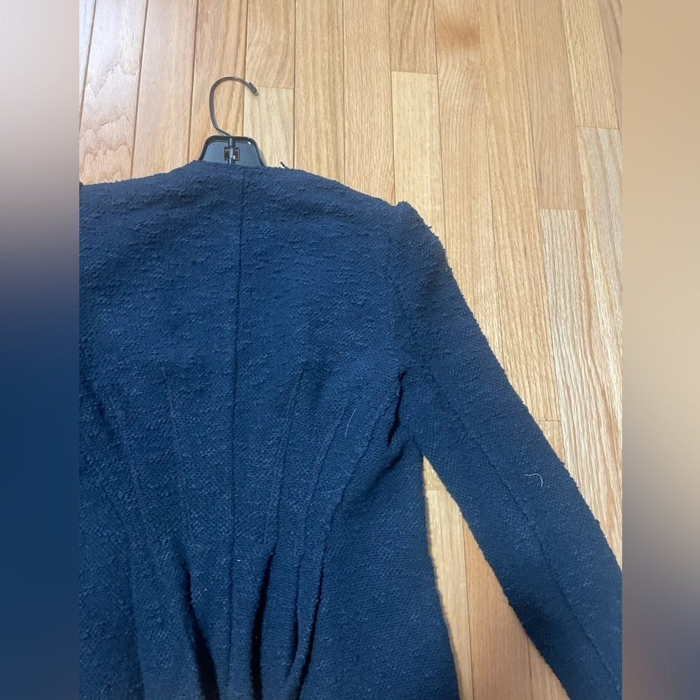 Rebecca Taylor Navy Zip Up Jacket Size 4