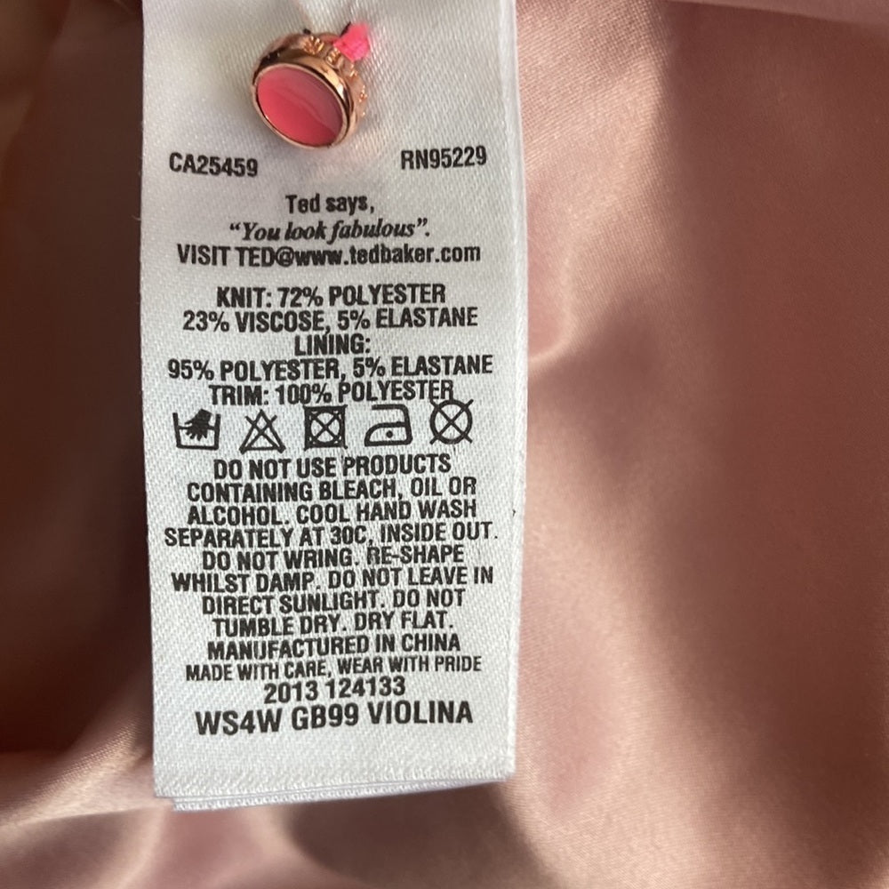 Women’s Ted Baker London dress. Pink. Size 4