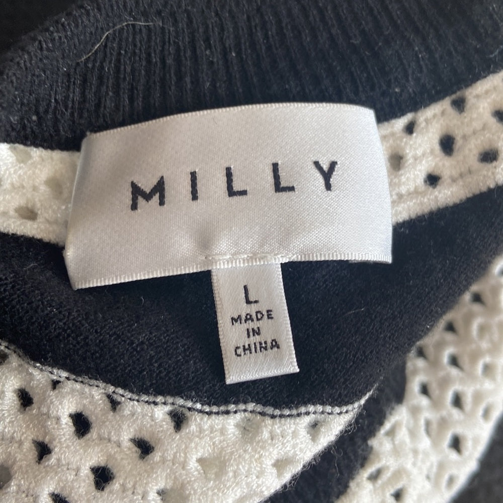 Women’s Milly dress. Black and white. Size L