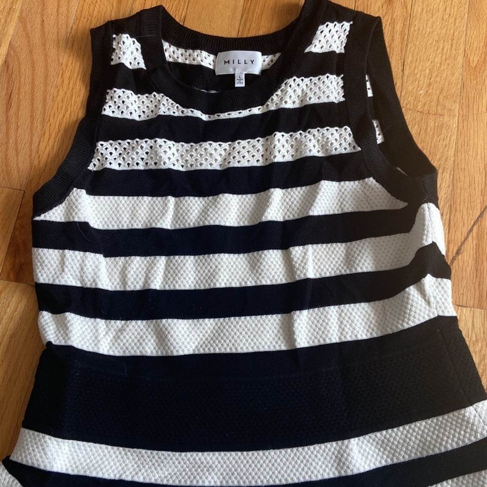 Women’s Milly dress. Black and white. Size L