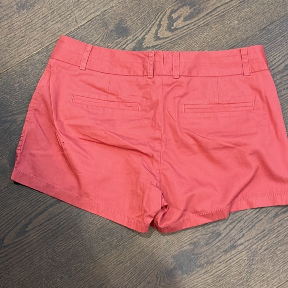 J Crew Blue and Red Chino Broken In Shorts Size 2