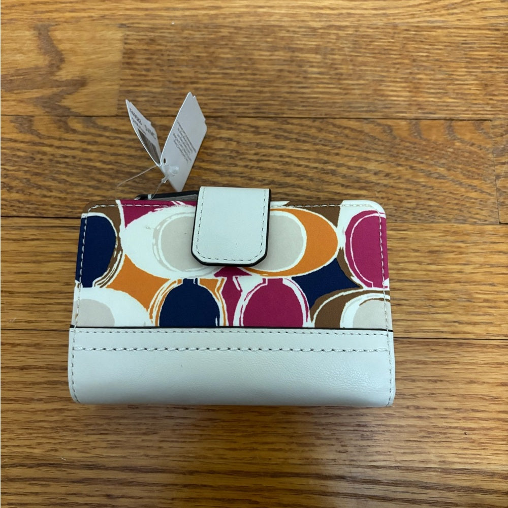 Coach Women’s Multicolor Purse and Matching Wallet