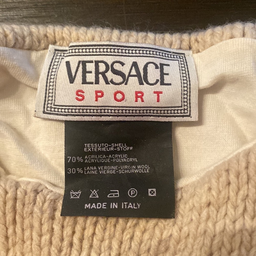 Versace Sport Women’s Size 42 Tan Sweater