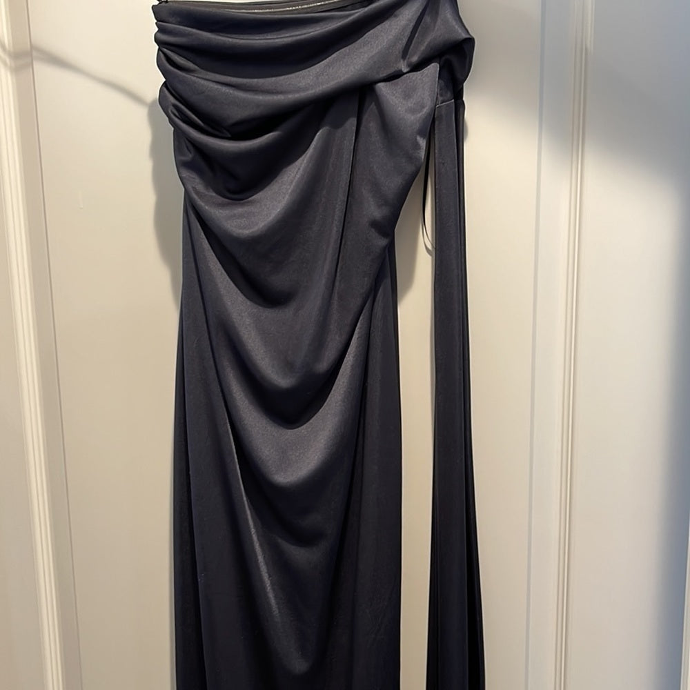 Halston Heritage Nylon Long Dress Size XXS