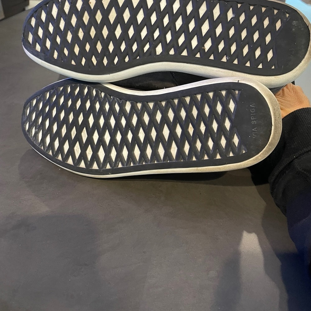 Via Spiga Grey Slip On Sneakers Size 8.5