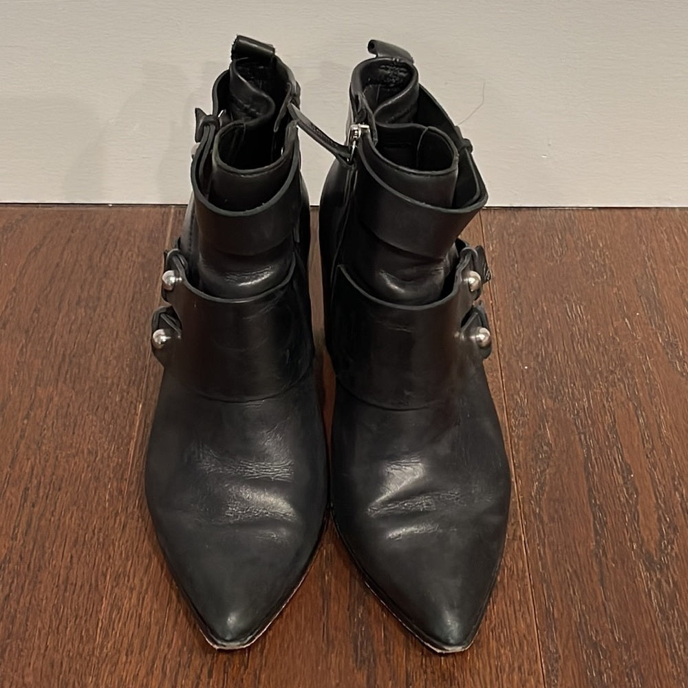Schutz Black Booties Size 7.5