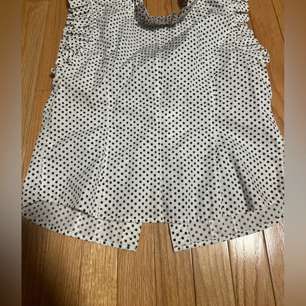 NWT La Vie Women’s Polka Dot Blouse Size Medium