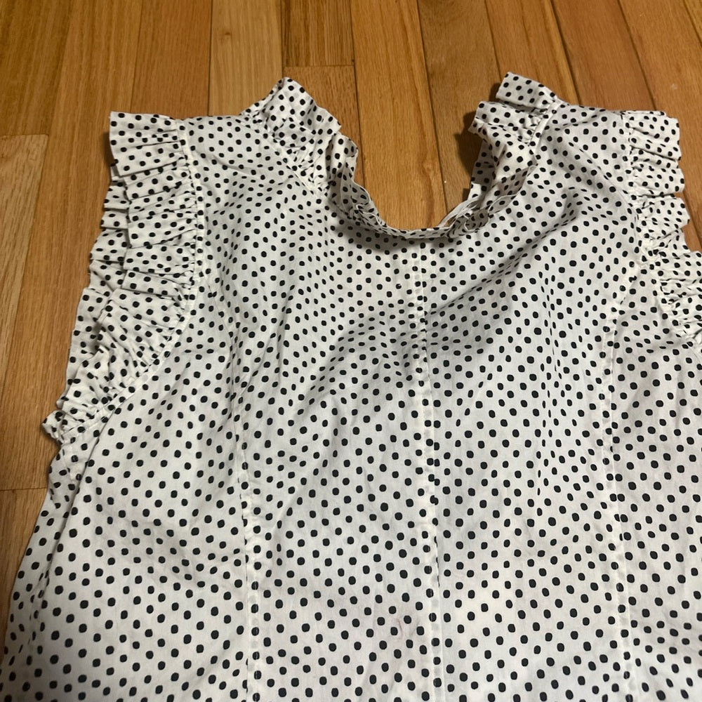 NWT La Vie Women’s Polka Dot Blouse Size Medium
