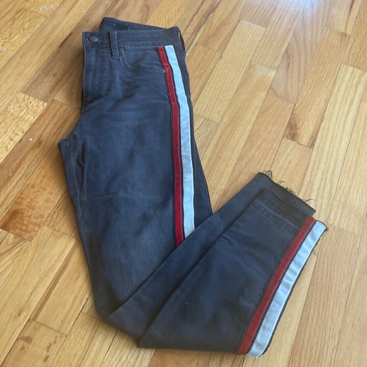 Women’s Joes jeans. Black/red/white. Size 25