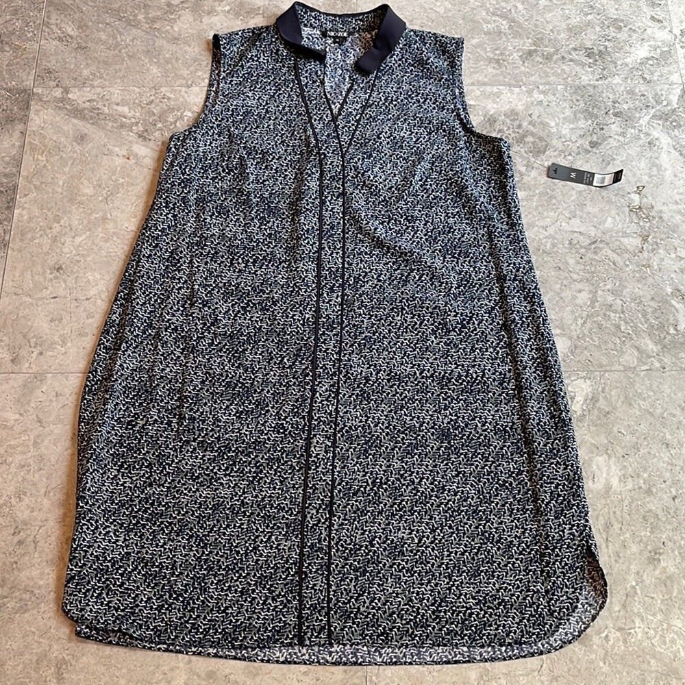 NWT Nic + Zoe Navy Women’s Dress Size Medium