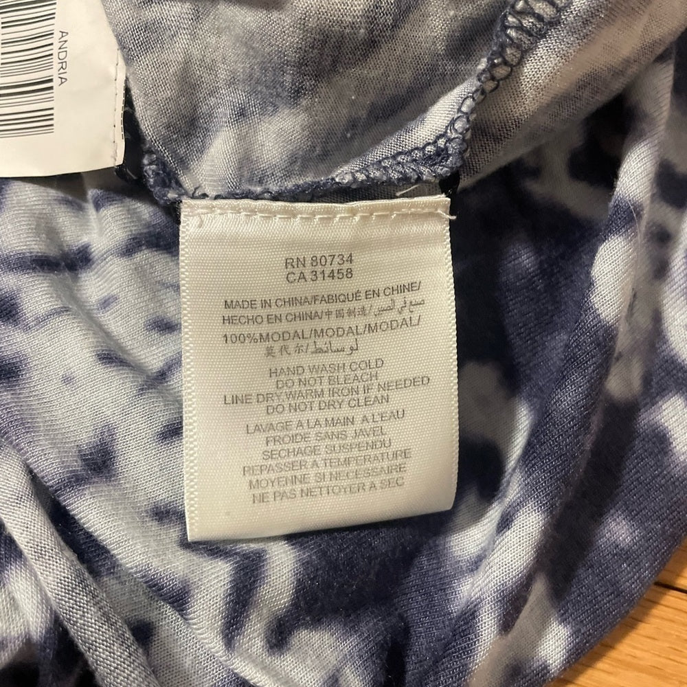 BCBGMAXAZRIA Black and White Tank Top Dress Size Medium