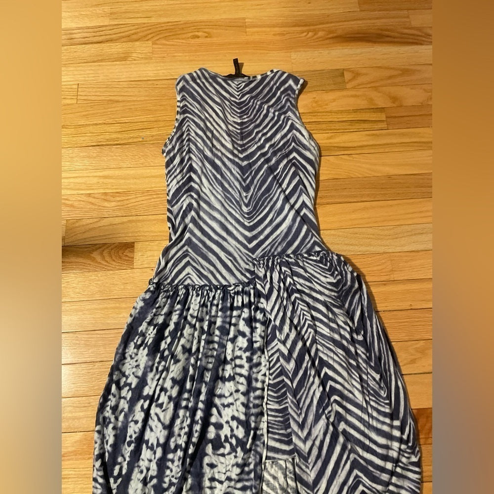 BCBGMAXAZRIA Black and White Tank Top Dress Size Medium