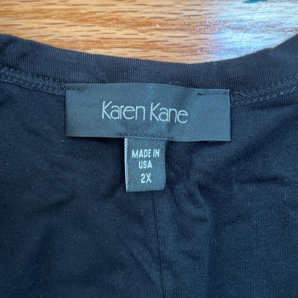 NWT Karen Kane black and white Dress Size 2X