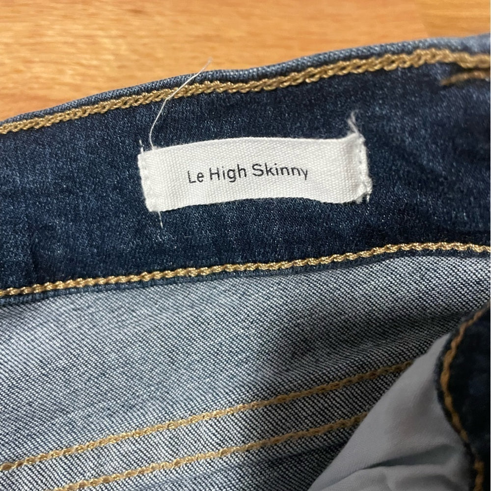 Frame Denim Blue Jeans With Leg Stripe Size 30