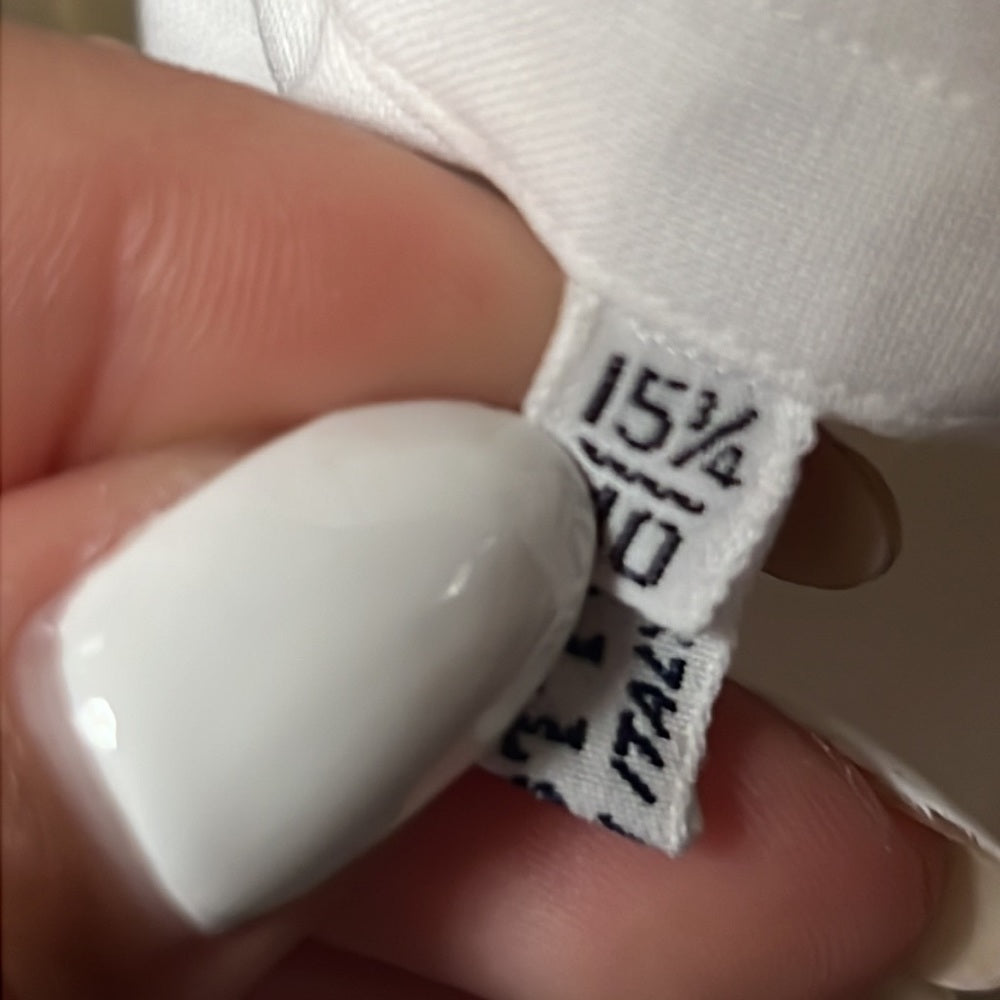 Fray Men’s White Shirt Size 40 / 15 3/4