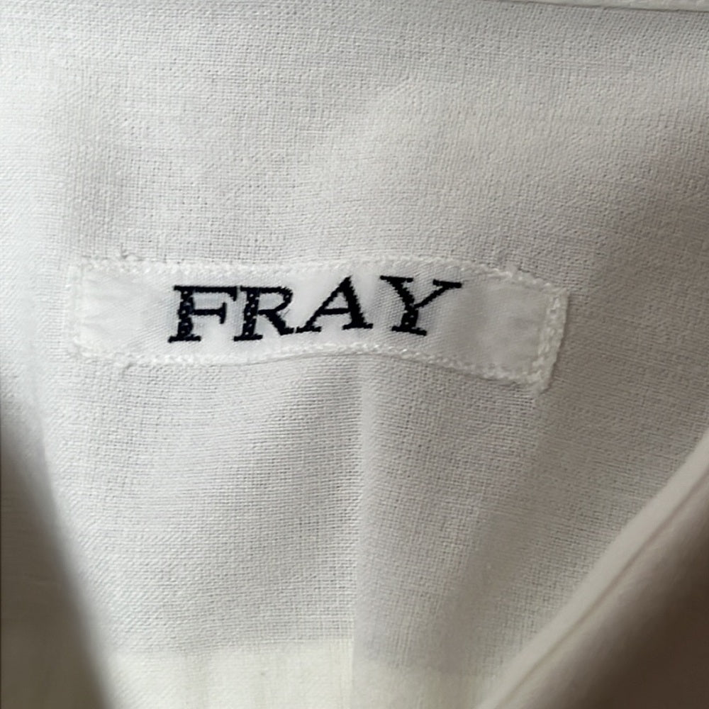 Fray Men’s White Shirt Size 40 / 15 3/4