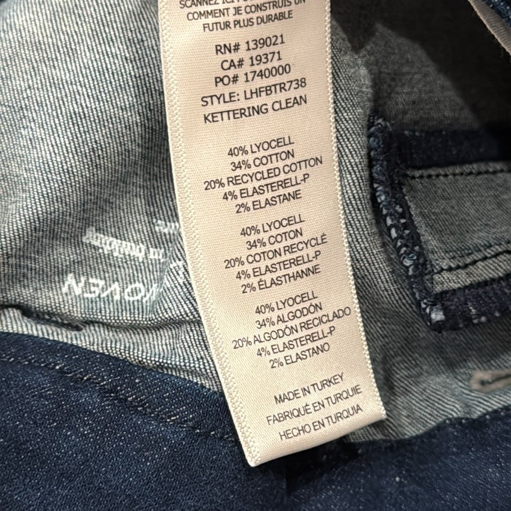 NWT Frame Women's Le High-Rise Flare Leg Belted Jeans Size 25