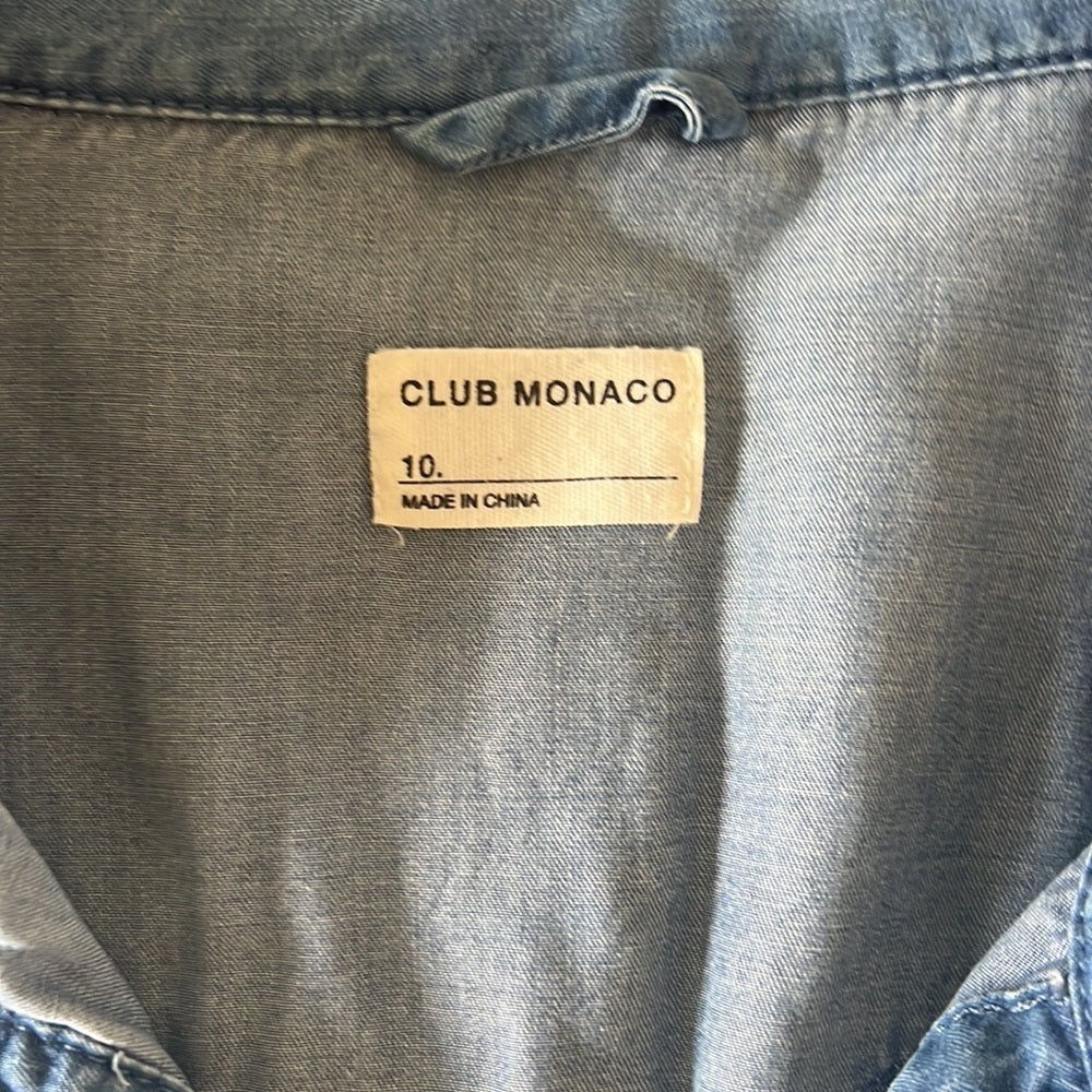 Club Monaco Woman’s Denim Dress Size 10