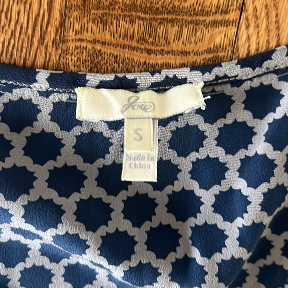 Joie Woman’s Blue Designed Dress Size Small