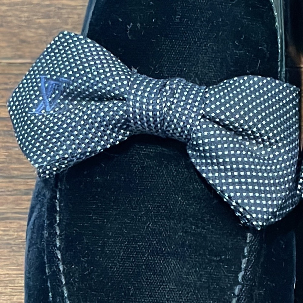 Louis Vuitton Men’s Navy Velvet Dress Shoes Size 6.5