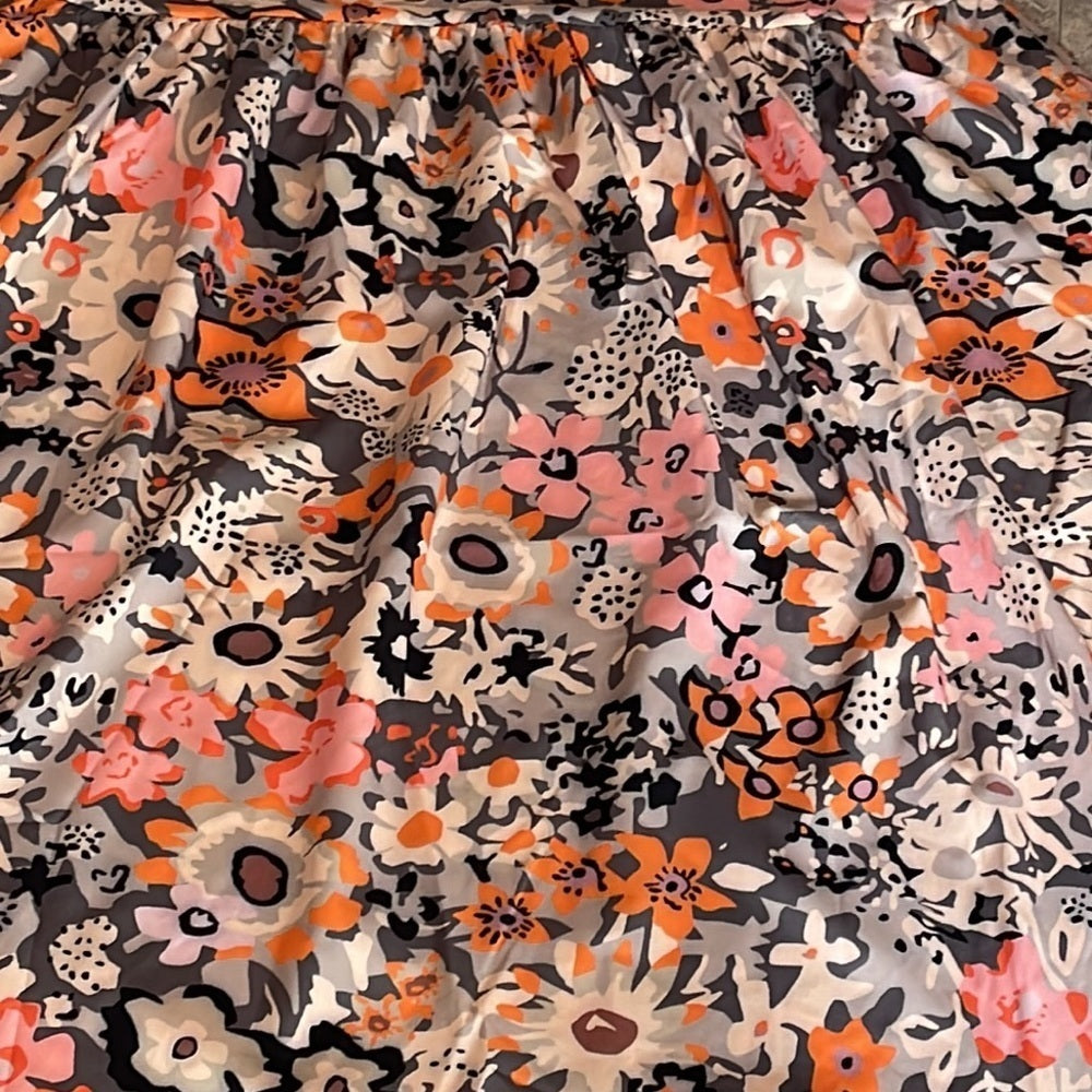 NWT IndieFit Women’s Retro Flower Garden V-Neck Dress Size Medium