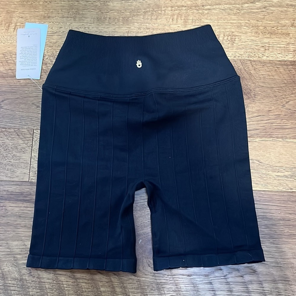 NWT Spiritual Gangster Women’s Black Bicycle Shorts Size XS/S