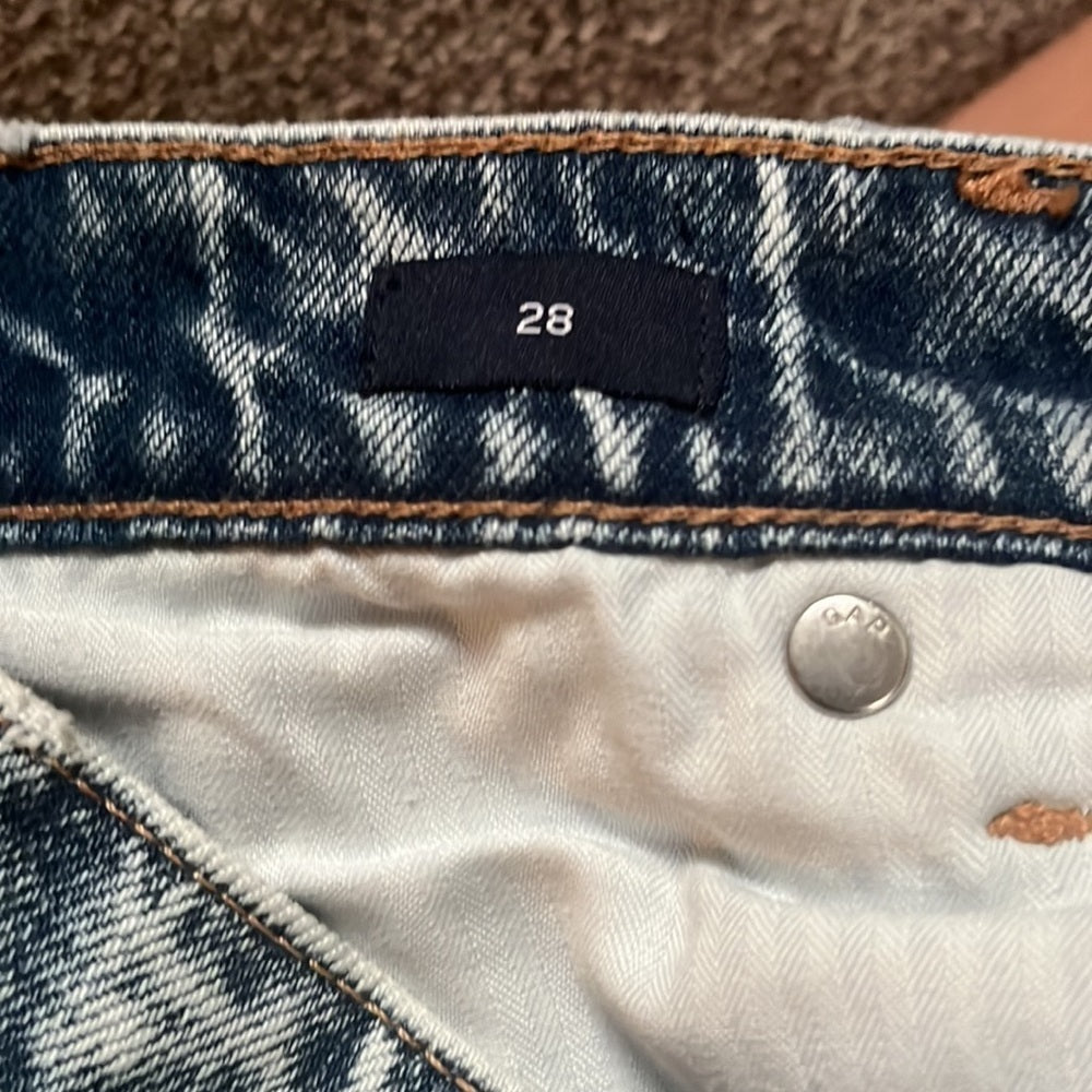 Gap Women’s Acid Wash Denim Skirt Size 28