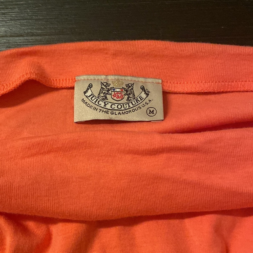 Juicy Couture Women’s Medium Coral Strapless Top