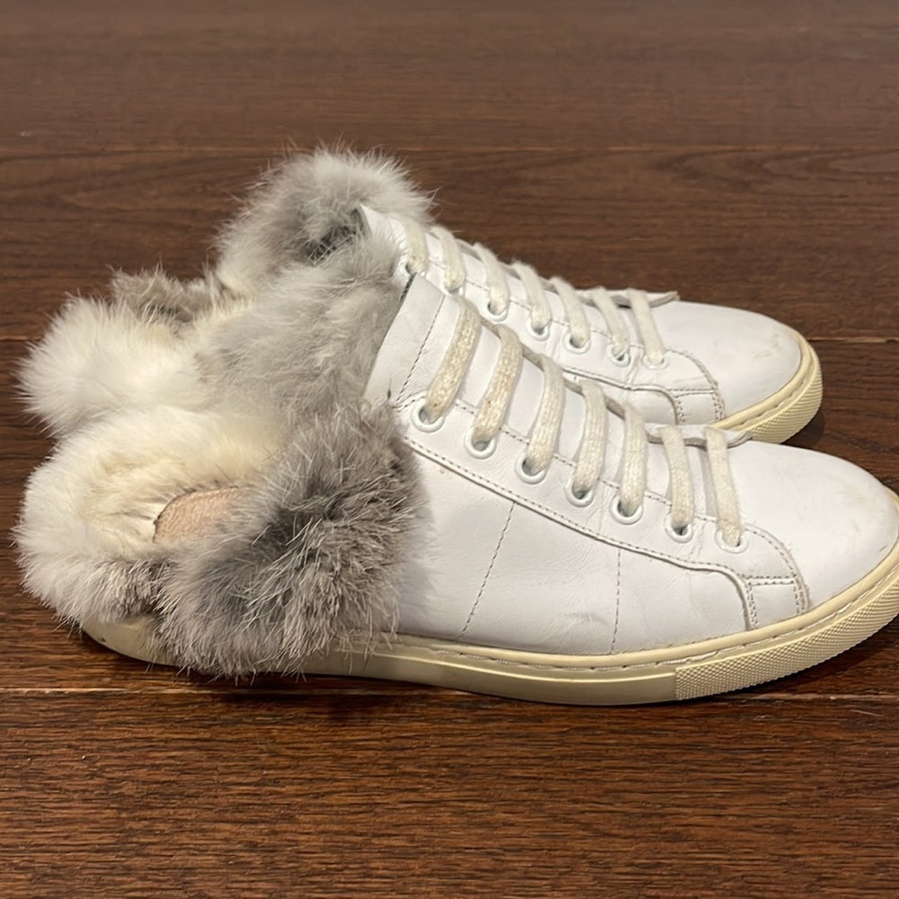 IRO Women’s Basfur Fur Mule Sneakers Size 38 / 7