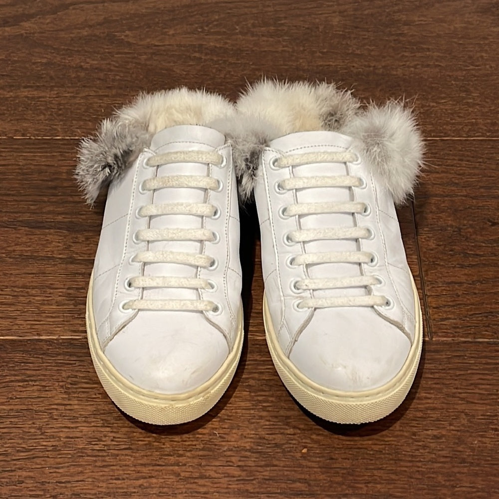 IRO Women’s Basfur Fur Mule Sneakers Size 38 / 7