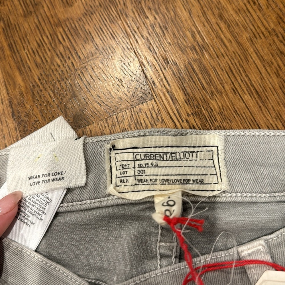 NWT Current Elliot Women’s Skinny Jeans Grey Size 26
