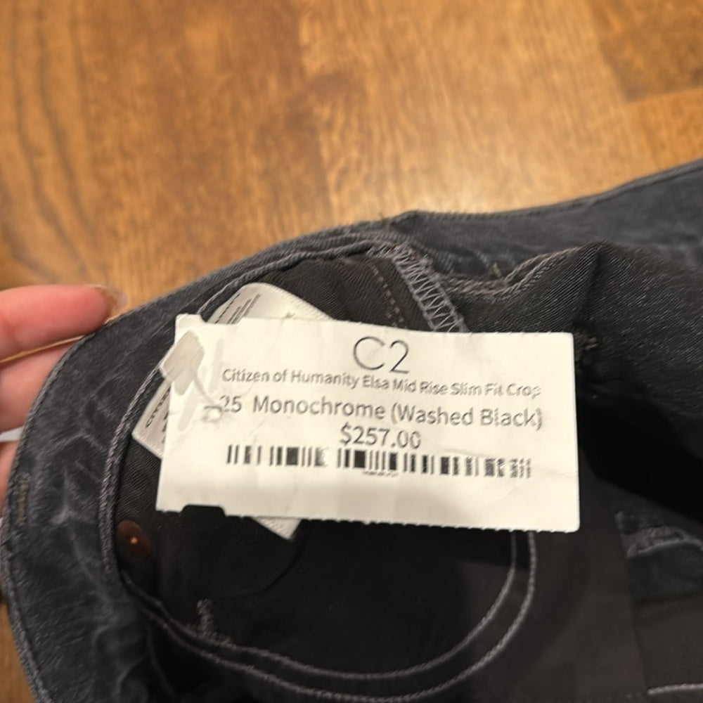 NWT Citizens of Hunanity Women’s Skinny Jeans Black Size 26