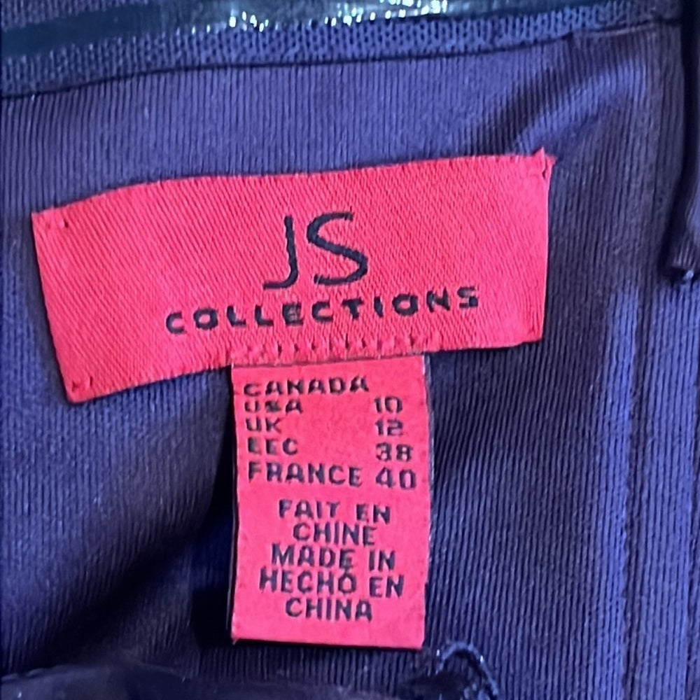 JS Collections Woman’s Purple Dress Size 10