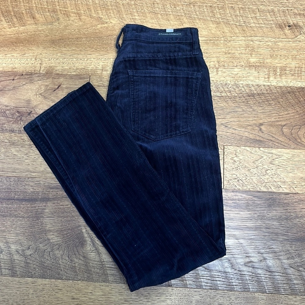 Citizens Of Humanity Women’s Navy Blue High Rise Slim Ankle Jeans Size 24