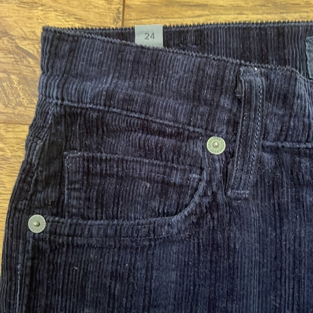 Citizens Of Humanity Women’s Navy Blue High Rise Slim Ankle Jeans Size 24