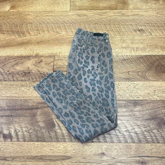 Blank NYC Women’s Brown Cheetah Print Jeans Size 24