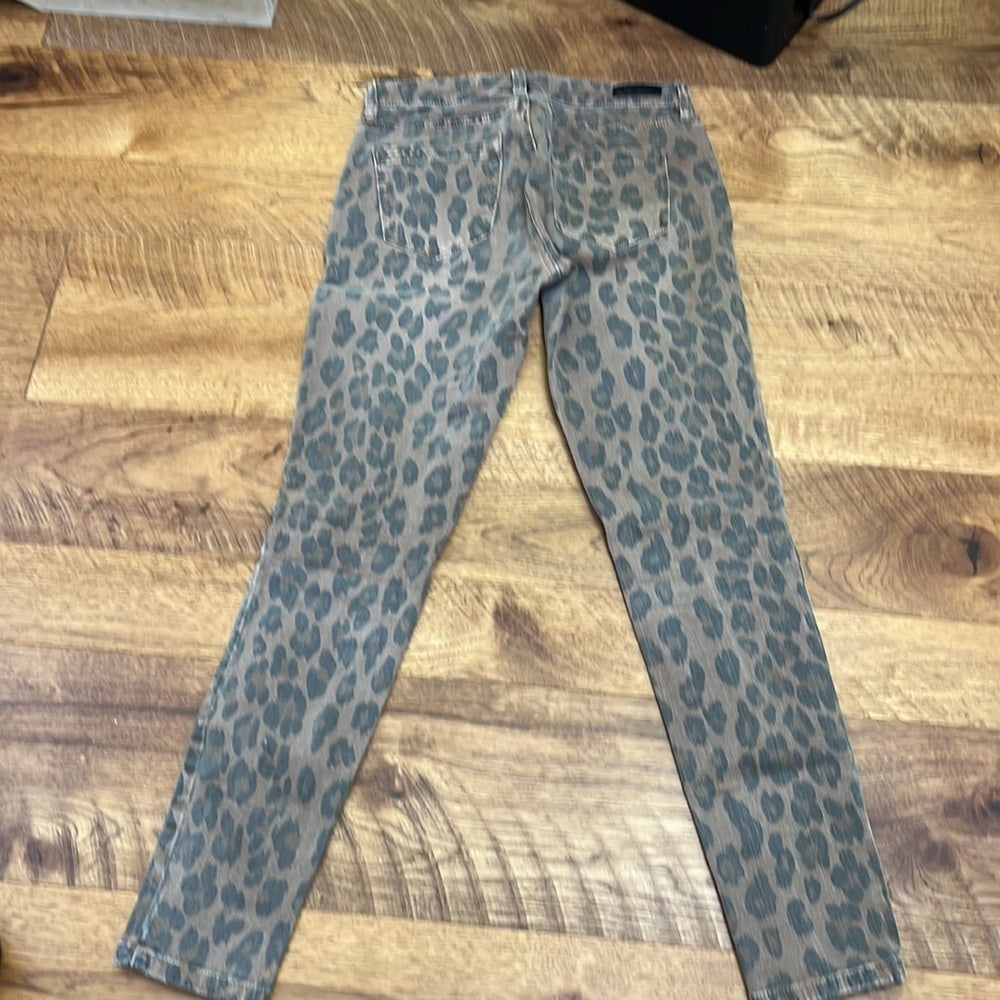 Blank NYC Women’s Brown Cheetah Print Jeans Size 24