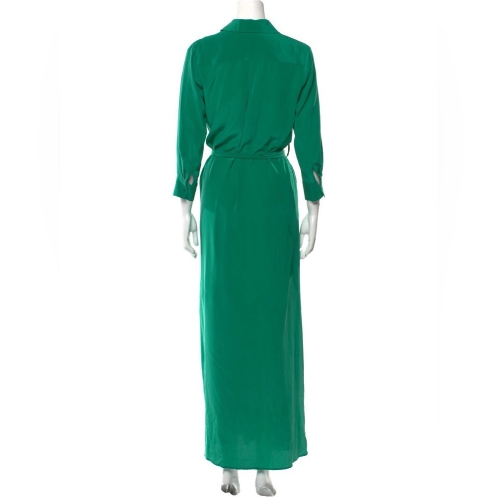 NWT L’Agence Women’s Green Maxi Dress Size XS