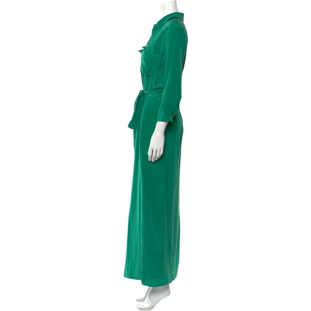 NWT L’Agence Women’s Green Maxi Dress Size XS