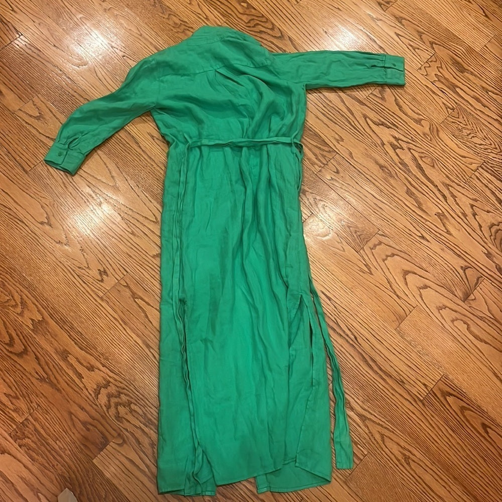 NWT L’Agence Women’s Green Maxi Dress Size XS