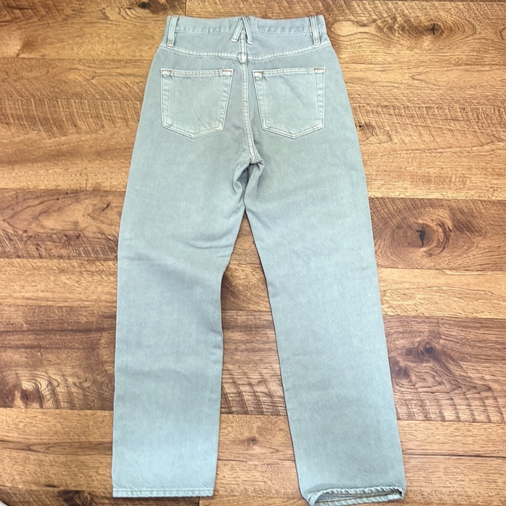 Slvrlake Women’s Light Green Denim Jeans Size 24