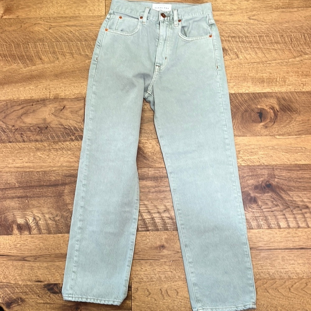 Slvrlake Women’s Light Green Denim Jeans Size 24