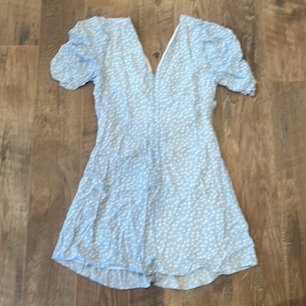 Zara Woman’s Blue Polka Dot Dress Size XL