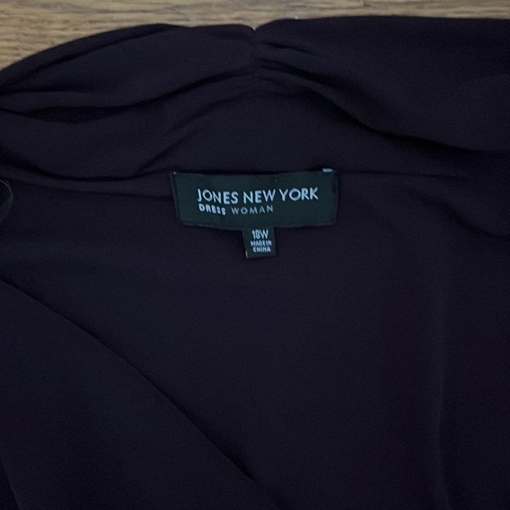 NWT Jones New York Womens Dress with attached cardigan Size 18W
